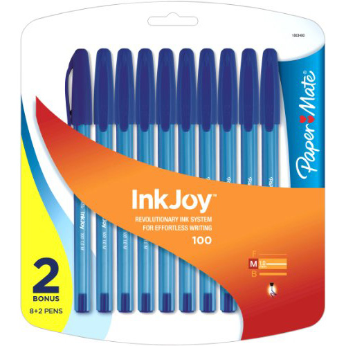 Paper Mate Inkjoy 100 - 10 pack (Blue)
